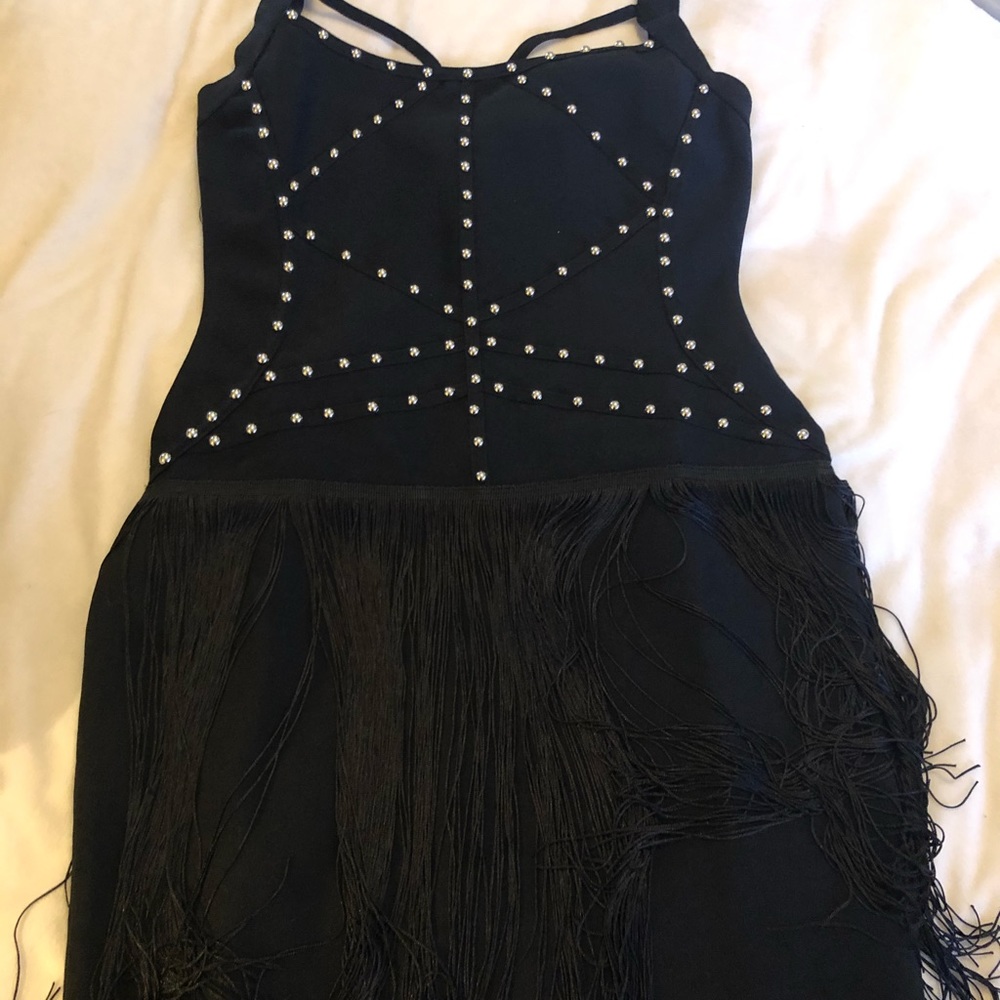 Mini black dress